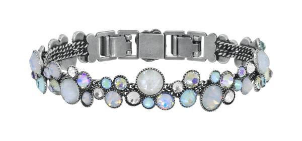 White - Water Cascade bracelet - Konplott
